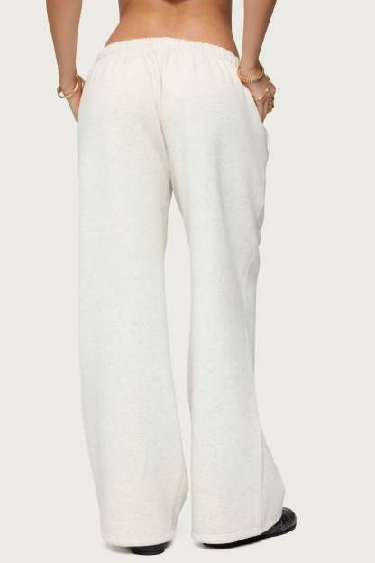 Edikted LA Sweatpants - GRAY MELANGE