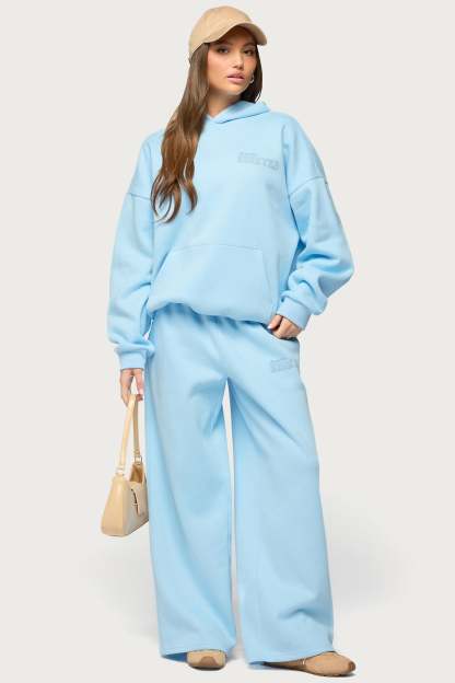 Pastel Edit Edikted Sweatpants - LIGHT-BLUE