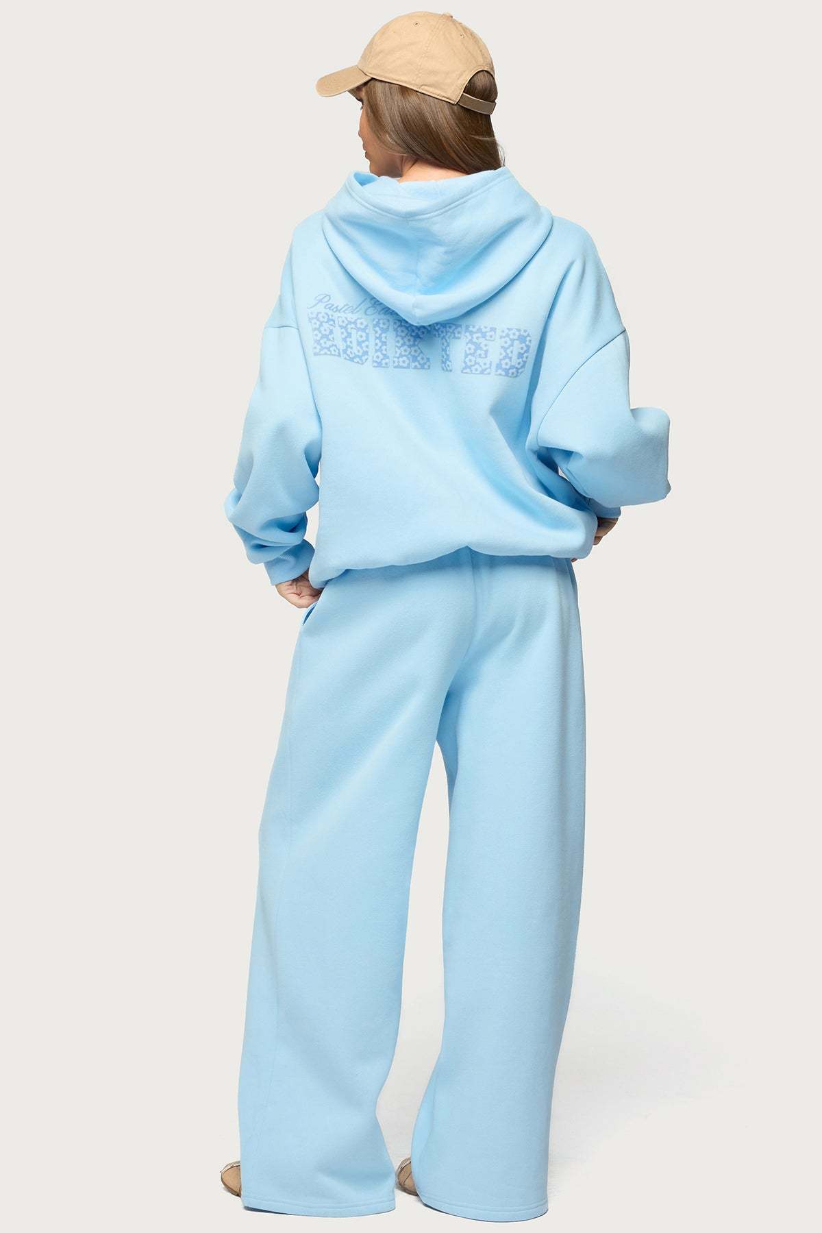Pastel Edit Edikted Sweatpants - LIGHT-BLUE
