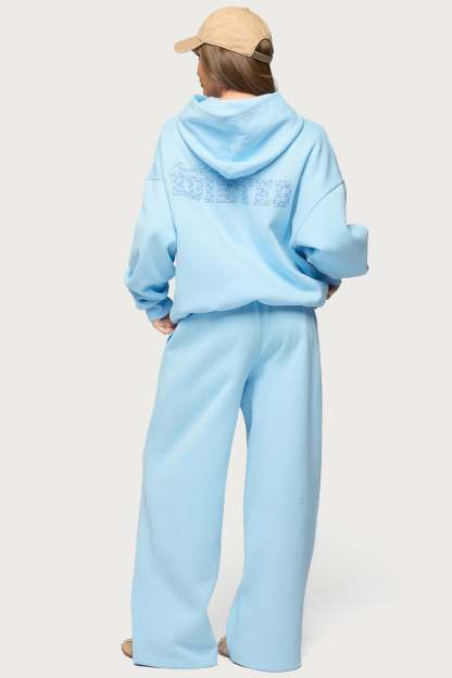 Pastel Edit Edikted Sweatpants - LIGHT-BLUE
