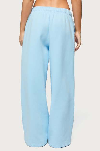 Pastel Edit Edikted Sweatpants - LIGHT-BLUE
