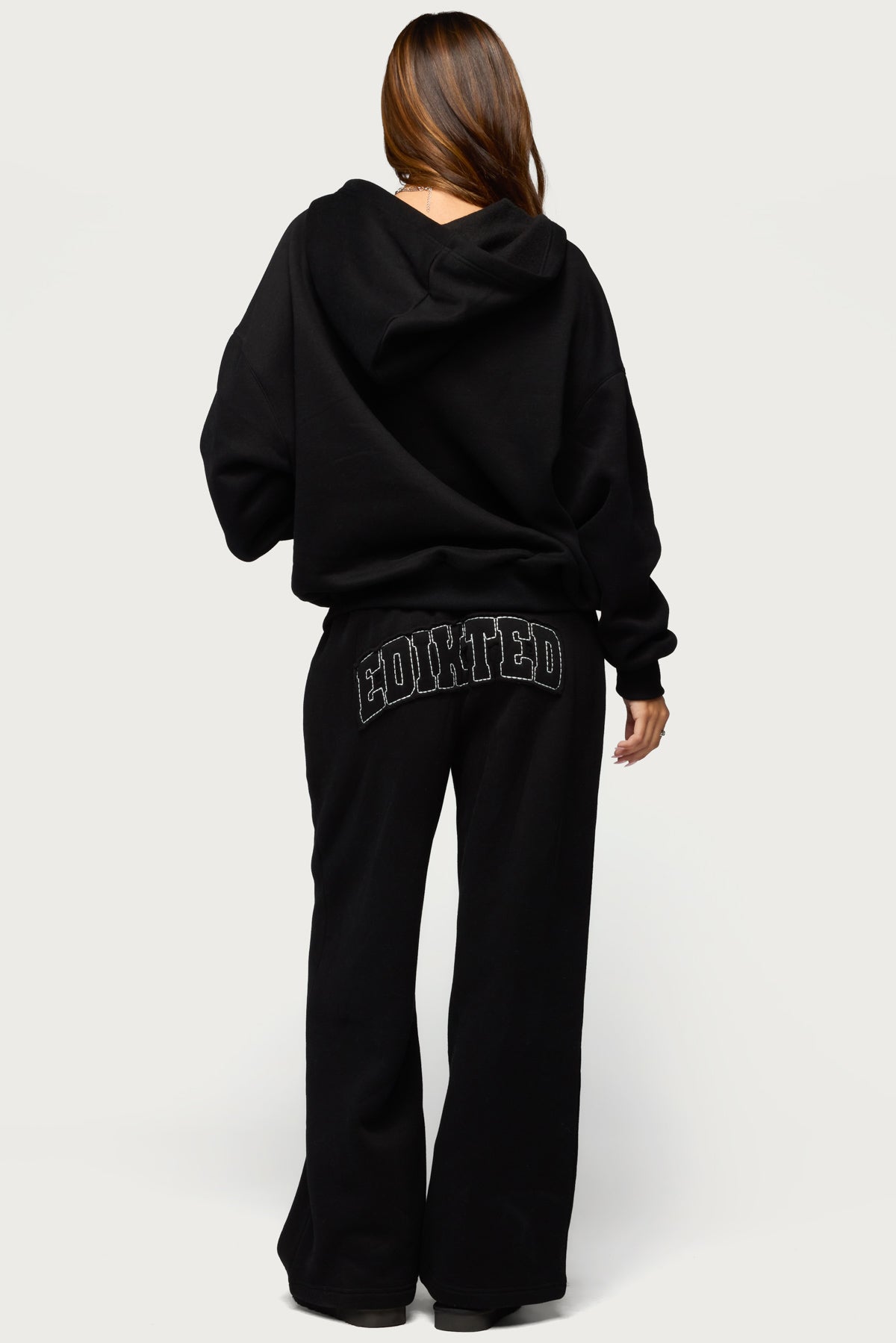 Forever Edikted Sweatpants - BLACK