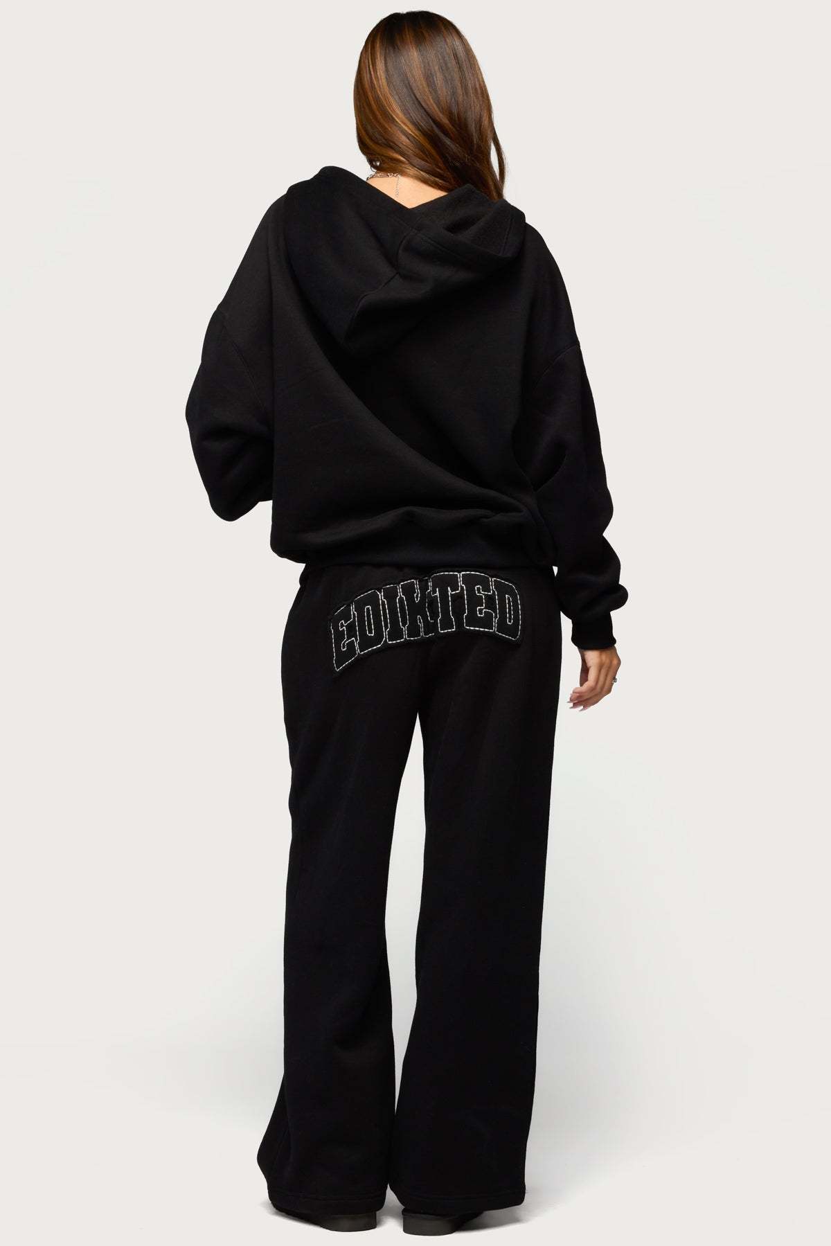 Forever Edikted Sweatpants - BLACK