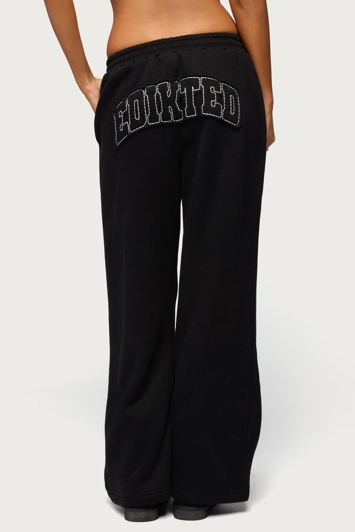 Forever Edikted Sweatpants - BLACK