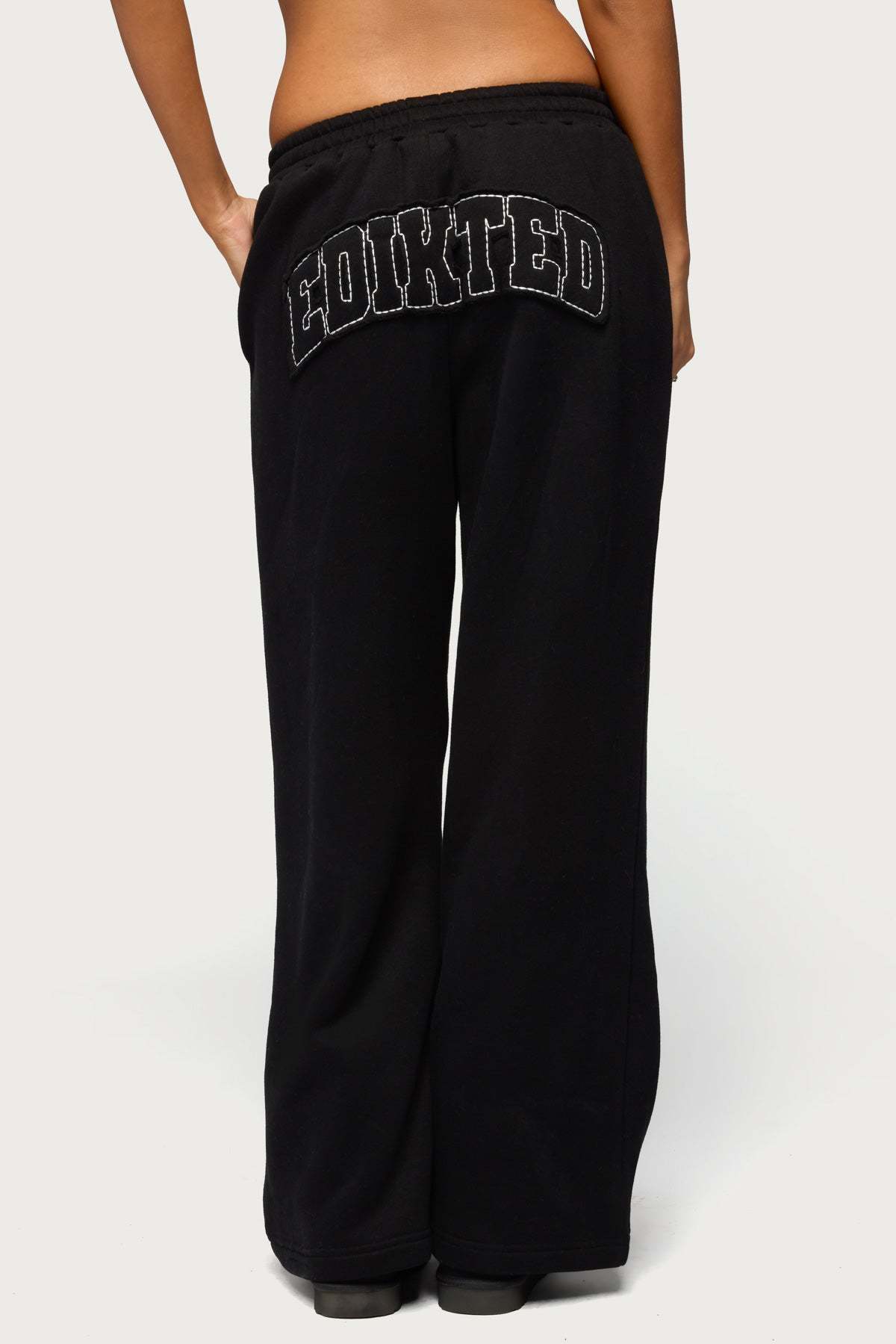 Forever Edikted Sweatpants - BLACK