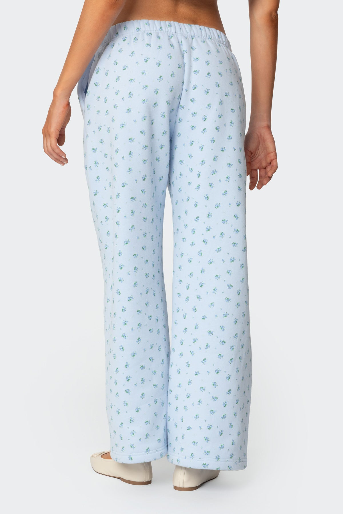Flower Power Sweatpants - LIGHT BLUE