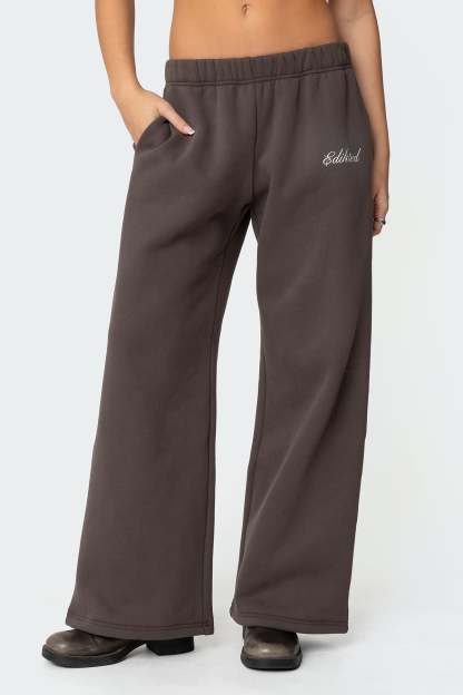 We're Edikted Sweatpants - DARK GRAY