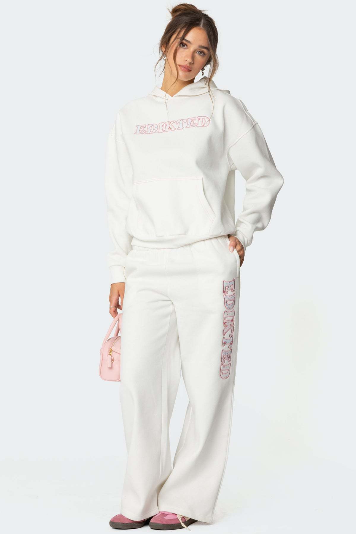 Mili Edikted Sweatpants - WHITE