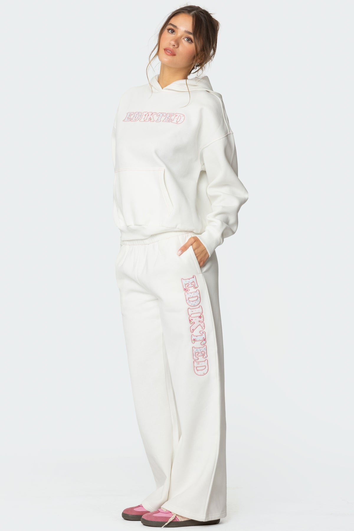 Mili Edikted Sweatpants - WHITE