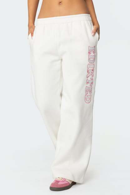 Mili Edikted Sweatpants - WHITE