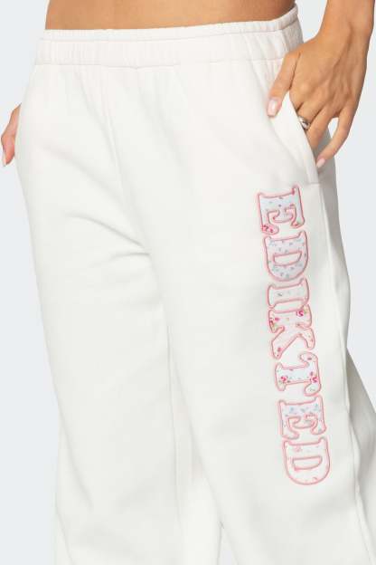 Mili Edikted Sweatpants - WHITE