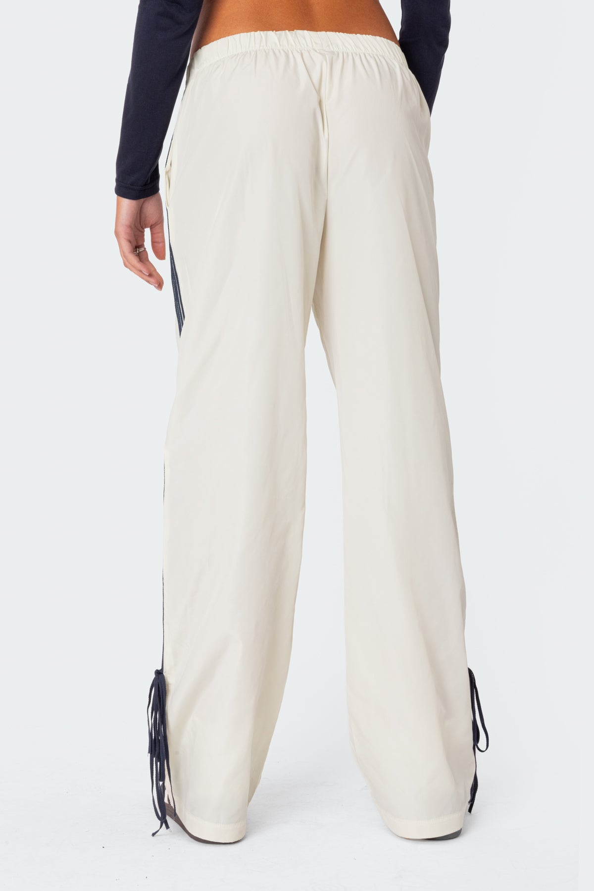 Remy Ribbon Track Pants - OFF WHITE
