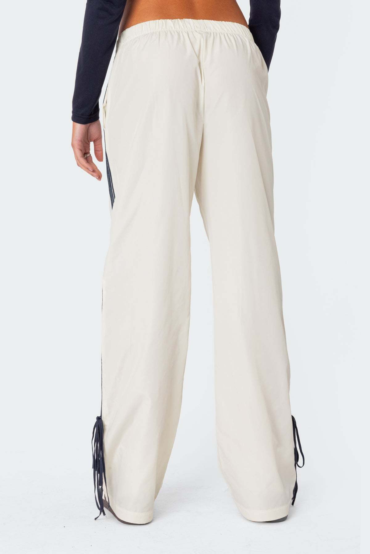 Remy Ribbon Track Pants - OFF WHITE