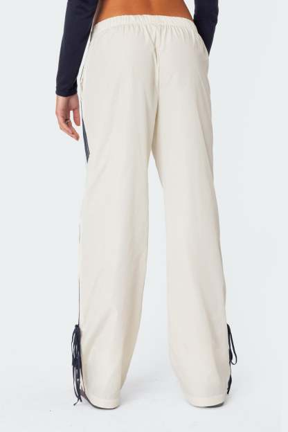 Remy Ribbon Track Pants - OFF WHITE