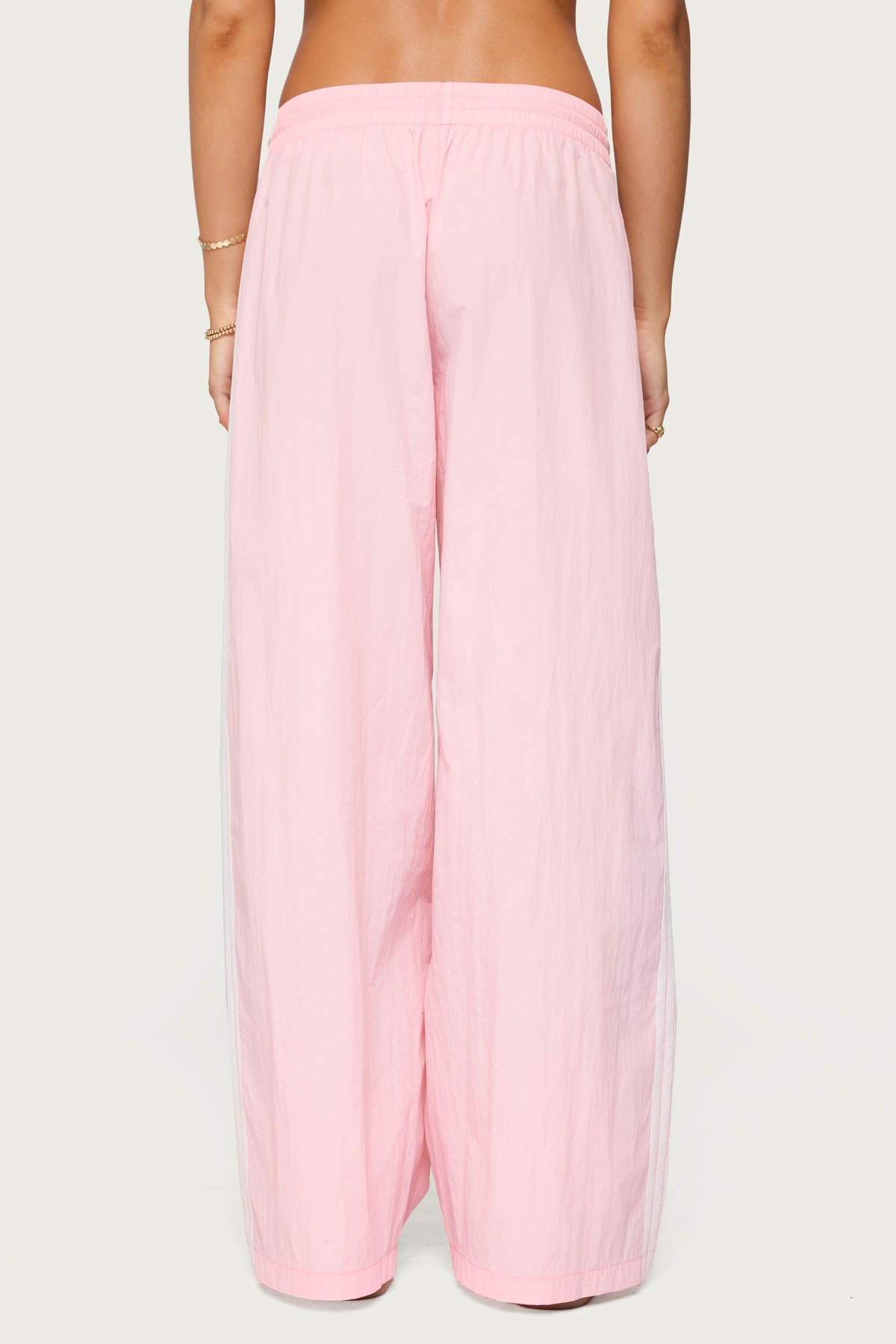 Annabella Nylon Track Pants - LIGHT PINK