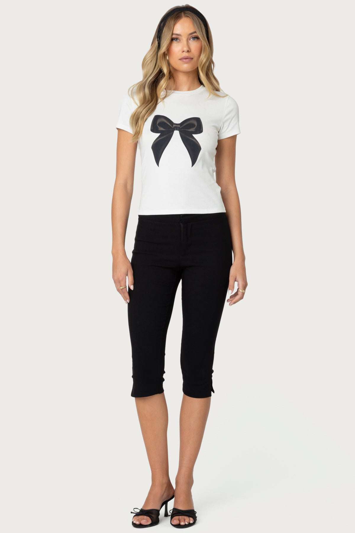 Sarafina Capri Pants - BLACK