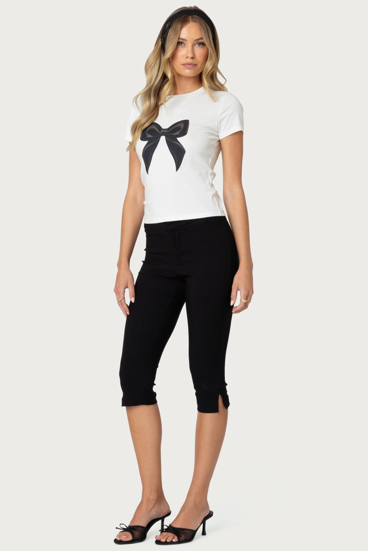 Sarafina Capri Pants - BLACK