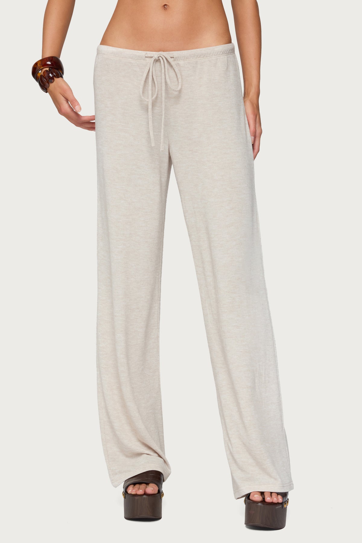 Camdyn Loose Fit Pants - BEIGE