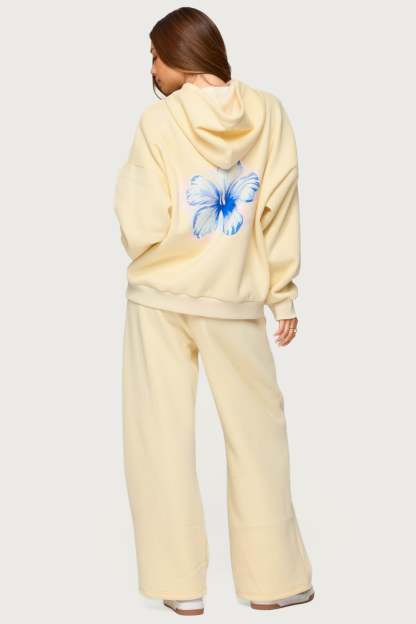 Tropical Bloom Sweatpants - YELLOW
