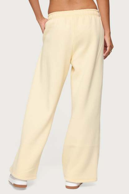 Tropical Bloom Sweatpants - YELLOW