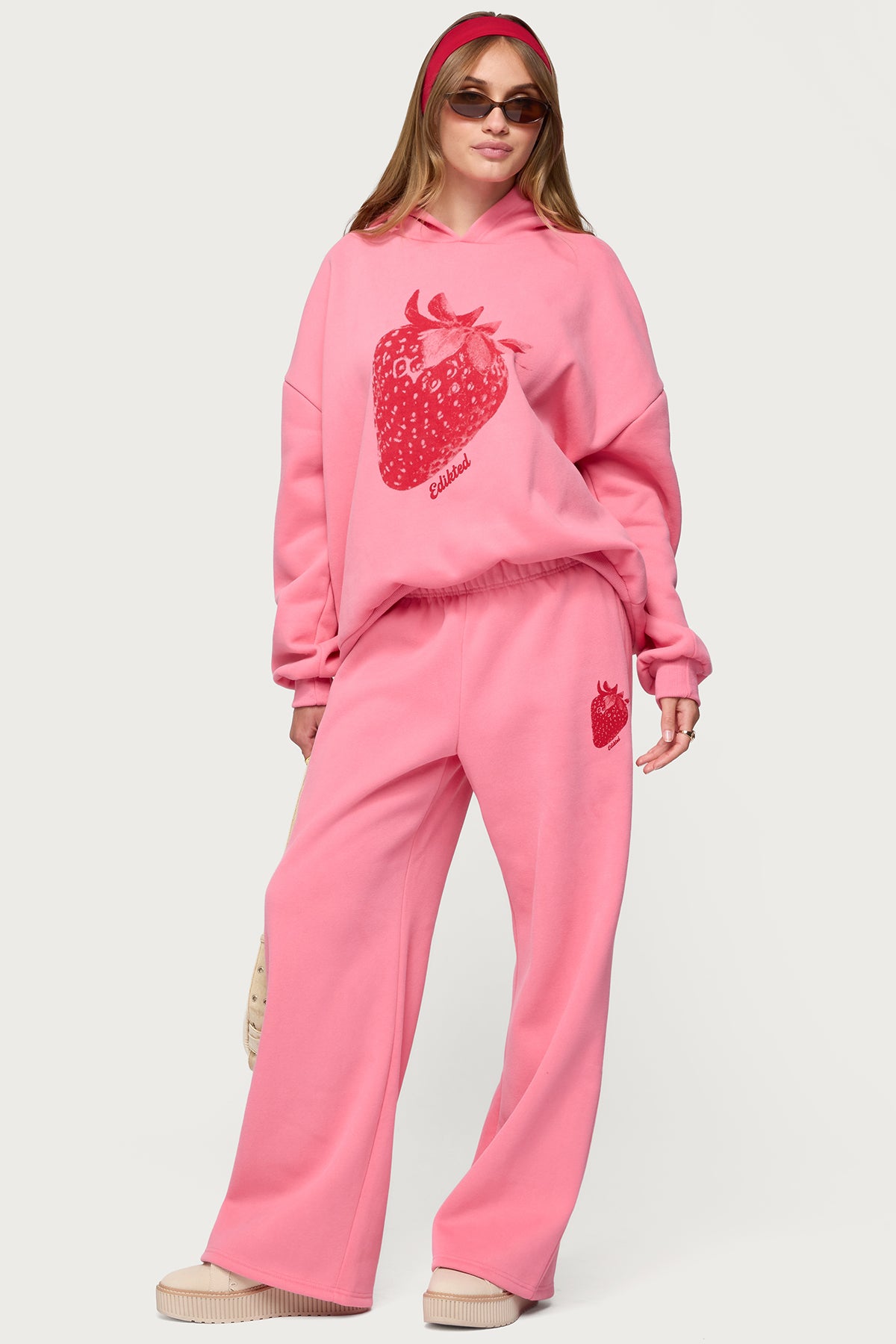Strawberry Babe Sweatpants - PINK