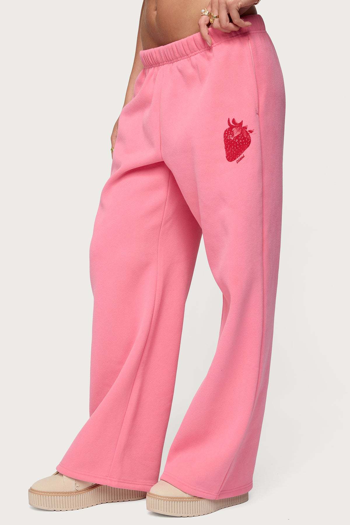 Strawberry Babe Sweatpants - PINK