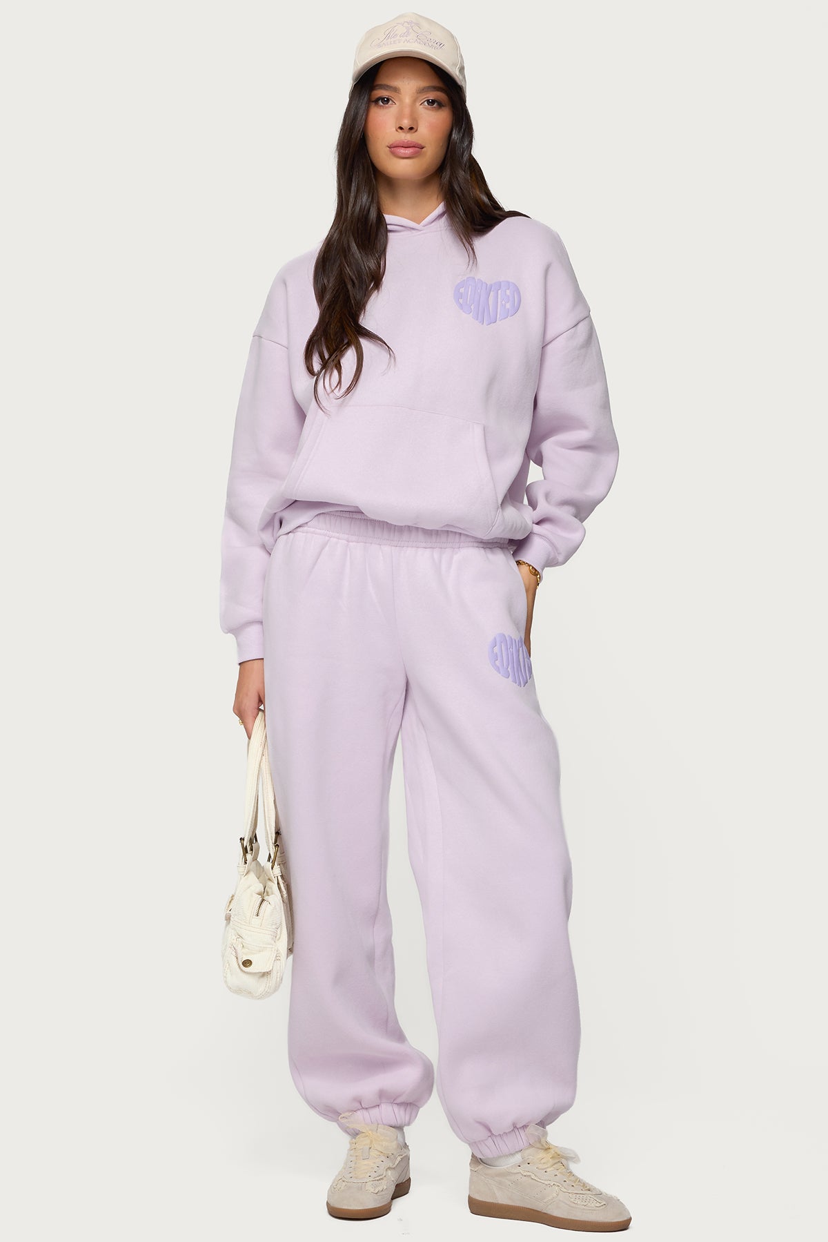 Major Love Edikted Sweatpants - LILAC