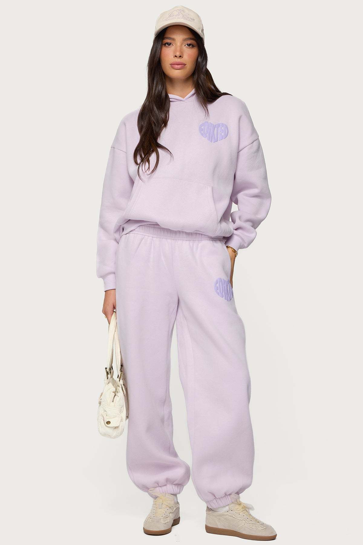 Major Love Edikted Sweatpants - LILAC