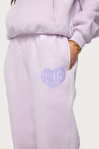Major Love Edikted Sweatpants - LILAC
