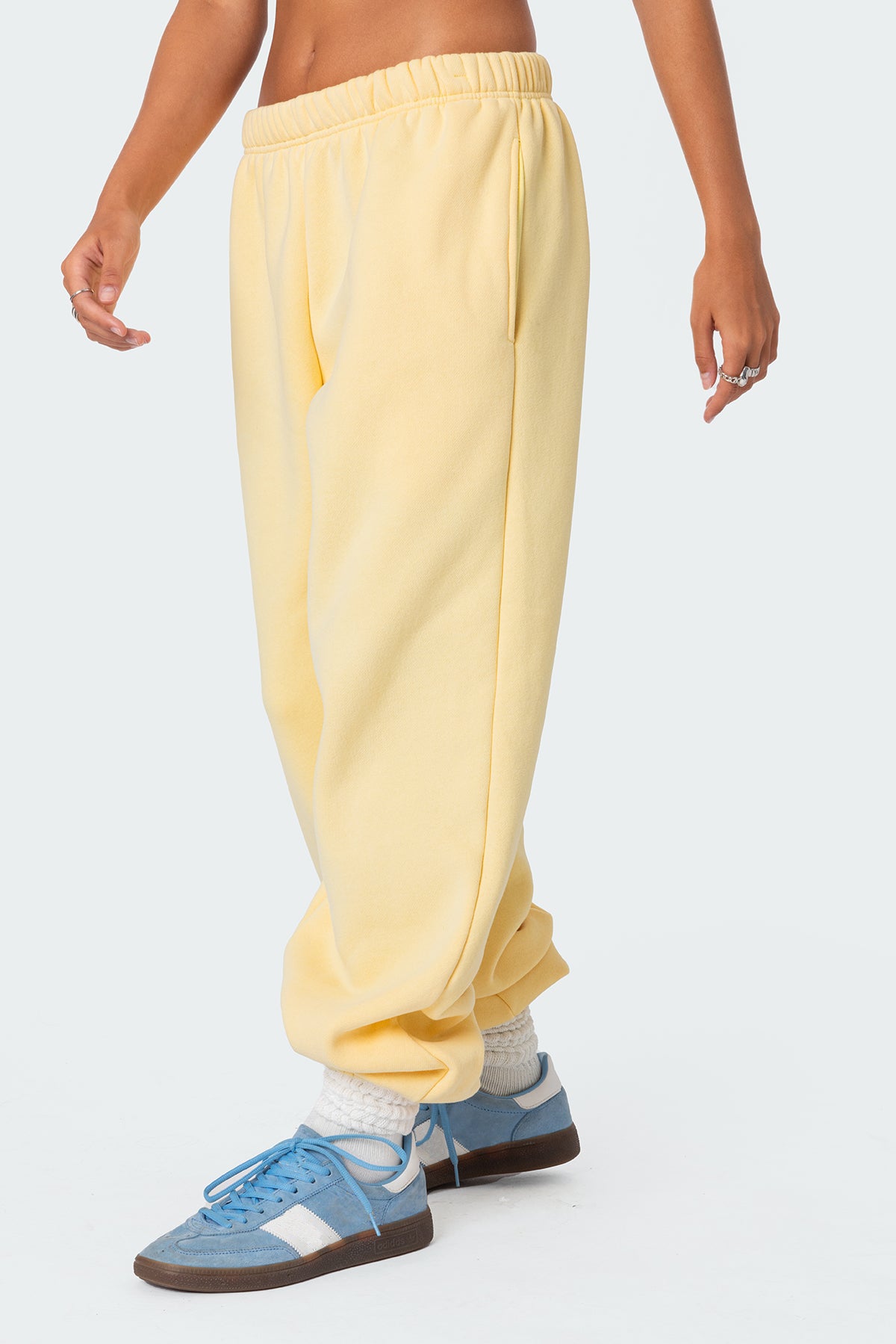 Clark Oversized Sweatpants - YELLOW