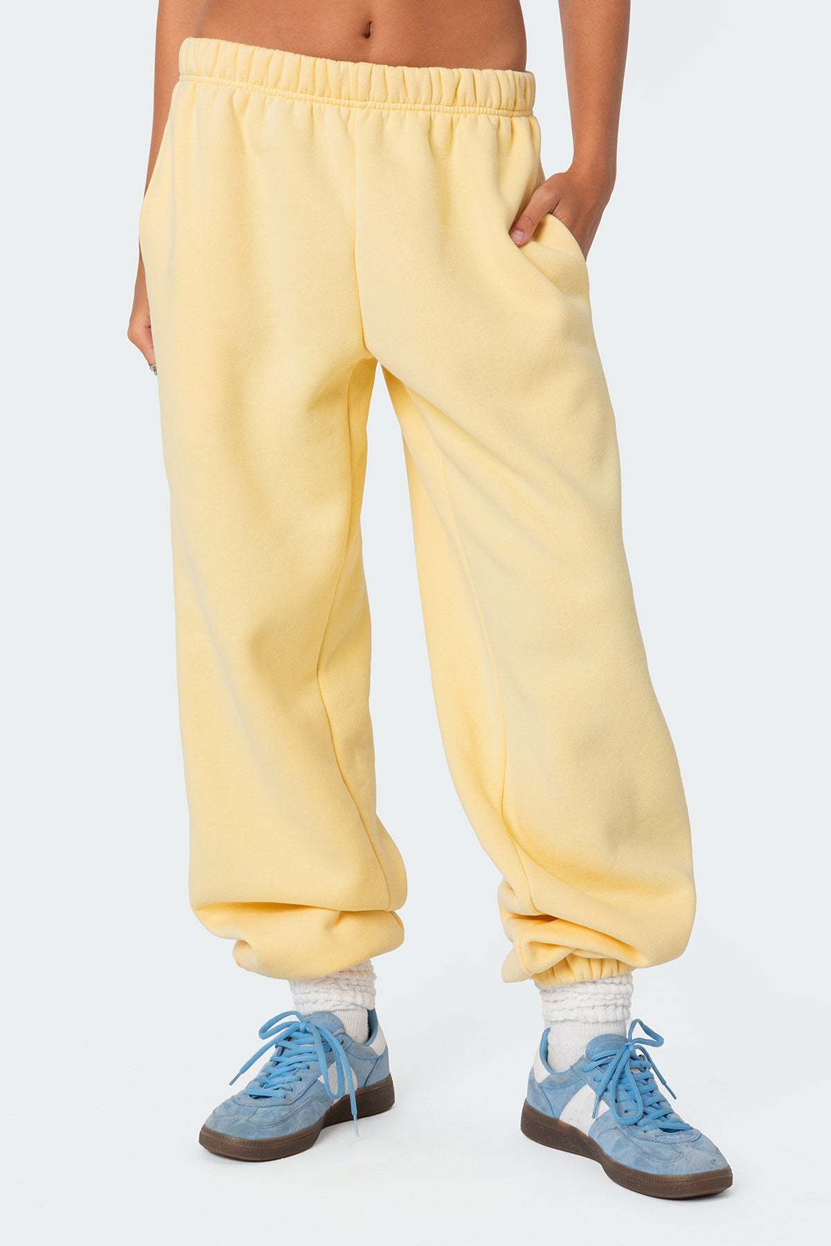 Clark Oversized Sweatpants - YELLOW
