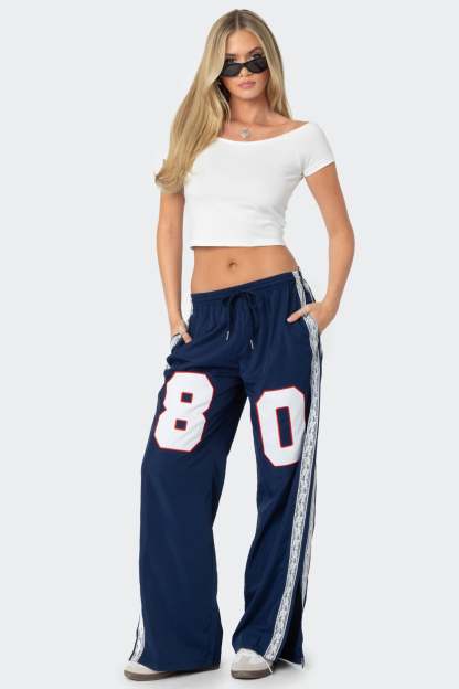 1980 Nylon Track Pants - NAVY