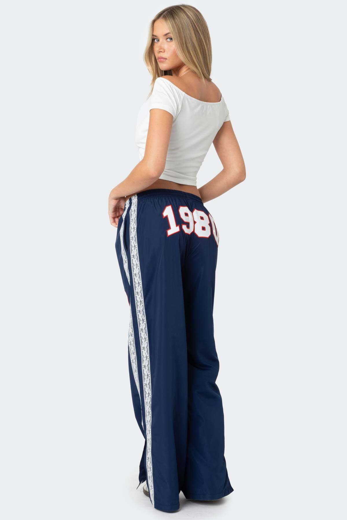 1980 Nylon Track Pants - NAVY