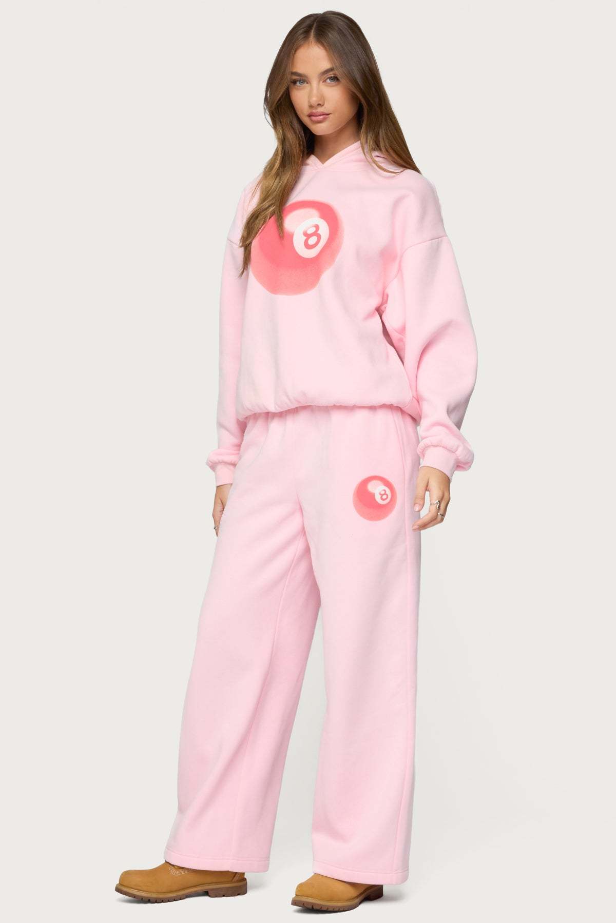 Lucky 8 Sweatpants - LIGHT PINK