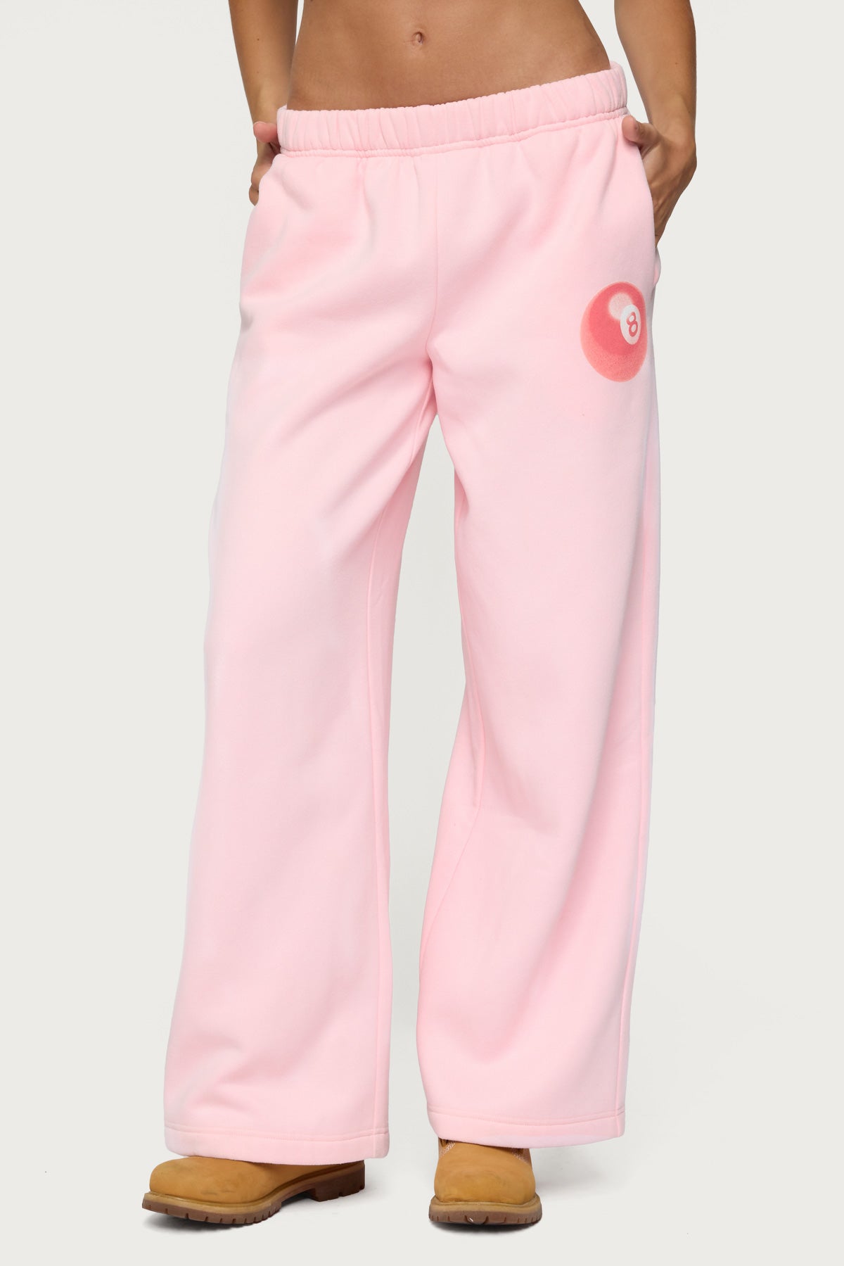 Lucky 8 Sweatpants - LIGHT PINK