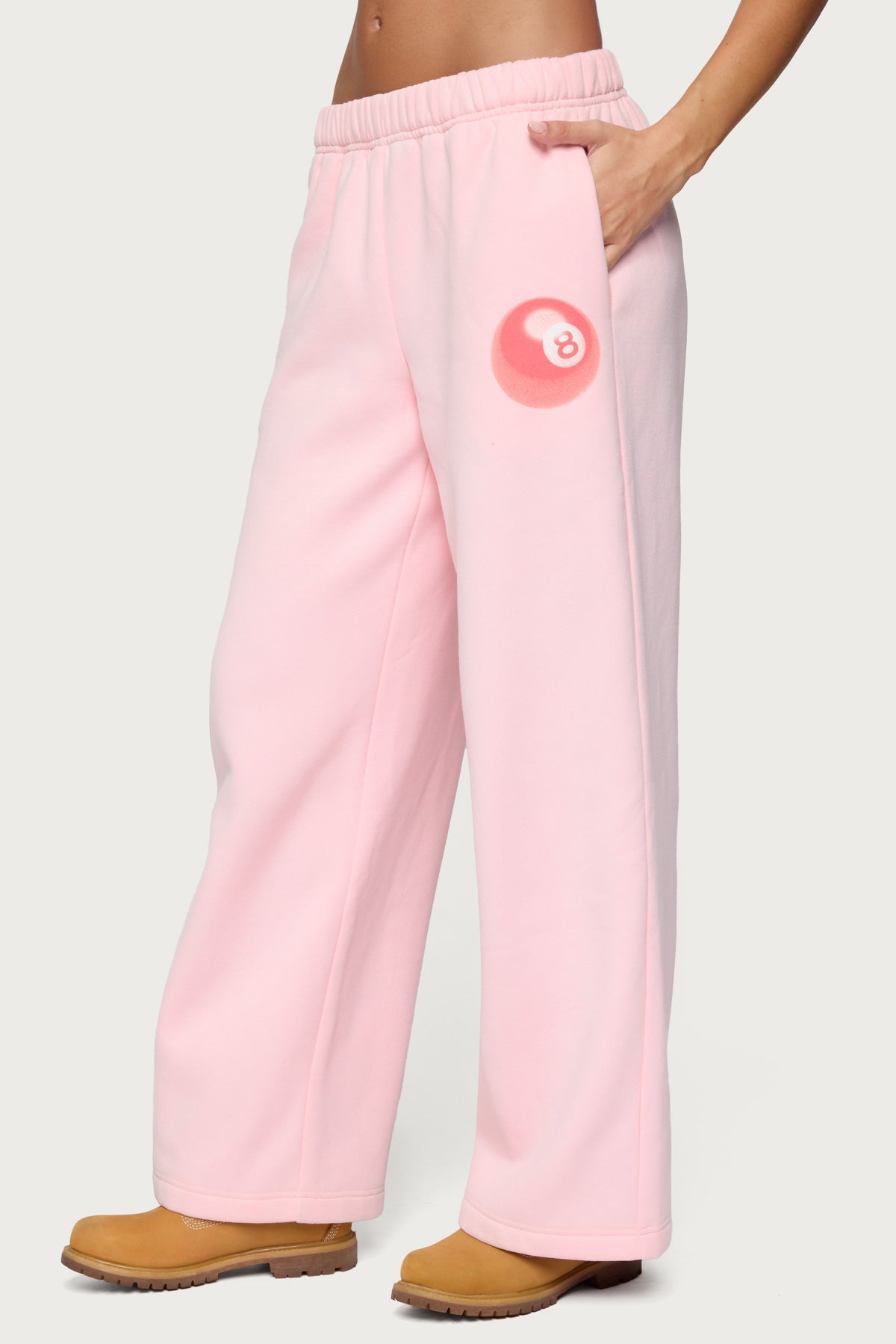 Lucky 8 Sweatpants - LIGHT PINK