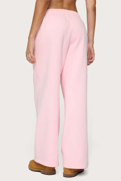 Lucky 8 Sweatpants - LIGHT PINK