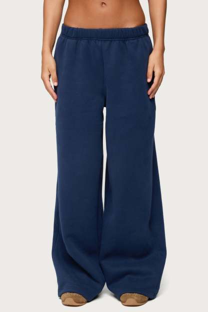 Senior Girl Straight Leg Sweatpants - NAVY