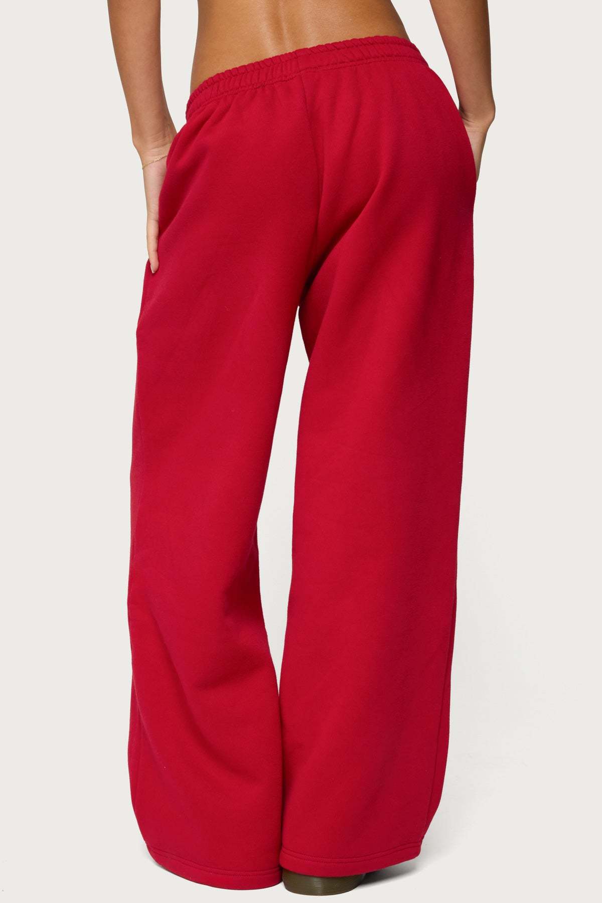 Edikted Major Sweatpants - RED
