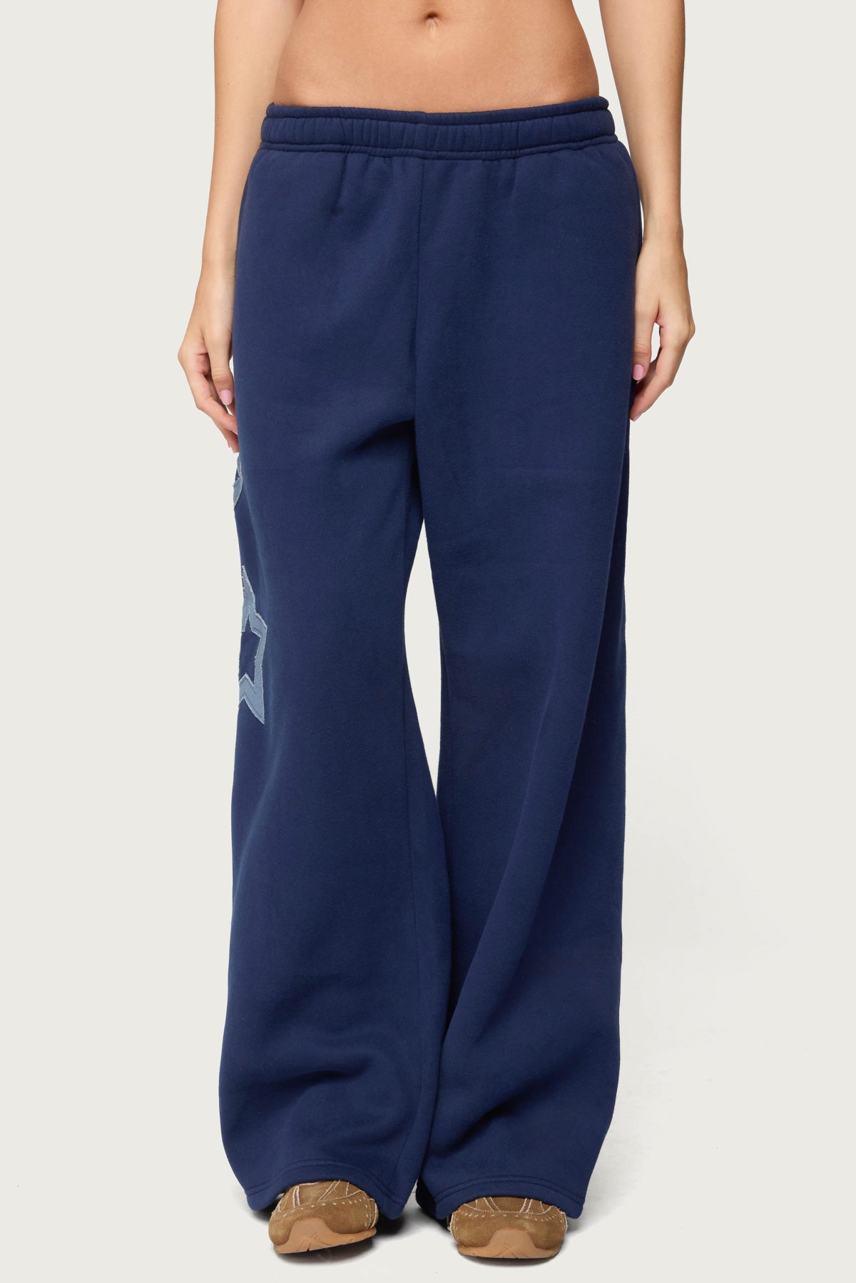 Starly Straight Leg Sweatpants - NAVY