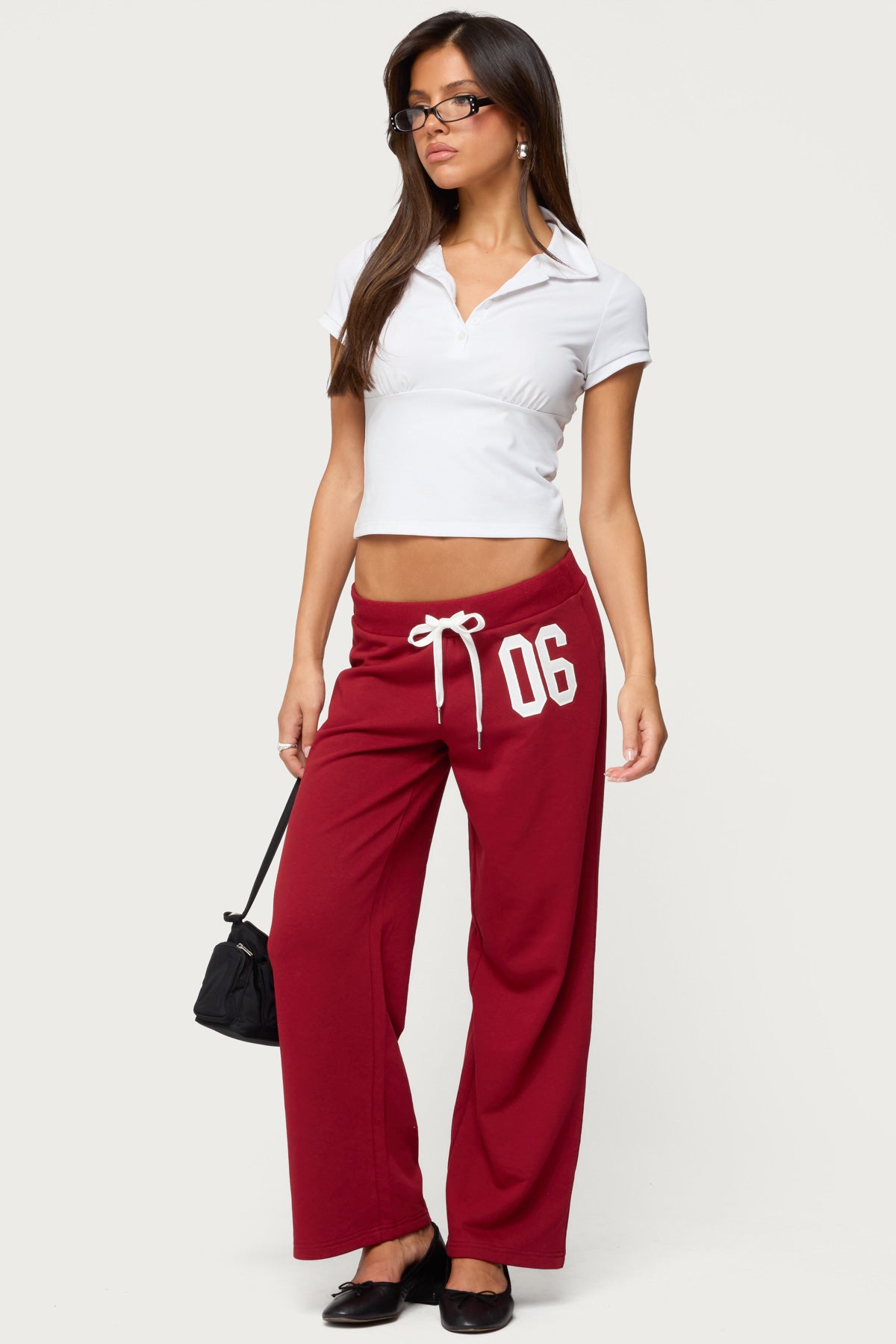 Petite 06 Sweatpants - BURGUNDY