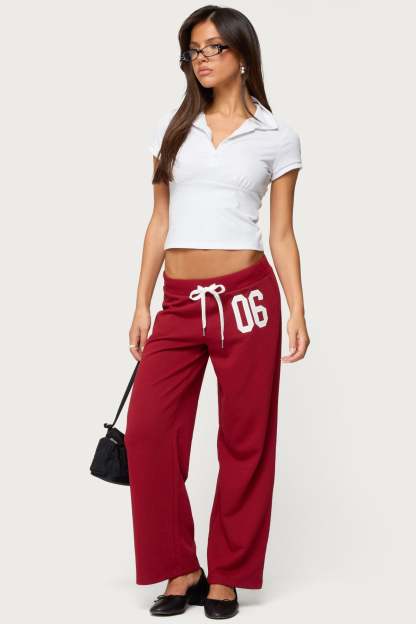 Petite 06 Sweatpants - BURGUNDY