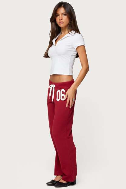 Petite 06 Sweatpants - BURGUNDY