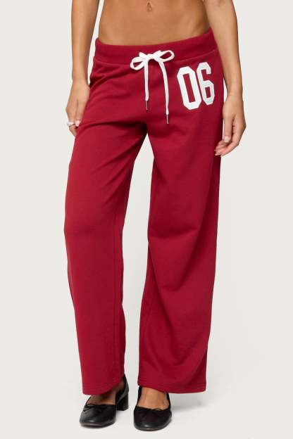 Petite 06 Sweatpants - BURGUNDY