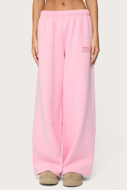 Pastel Edit Edikted Sweatpants - PINK