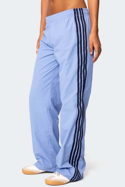 Nikki Nylon Pants - BLUE