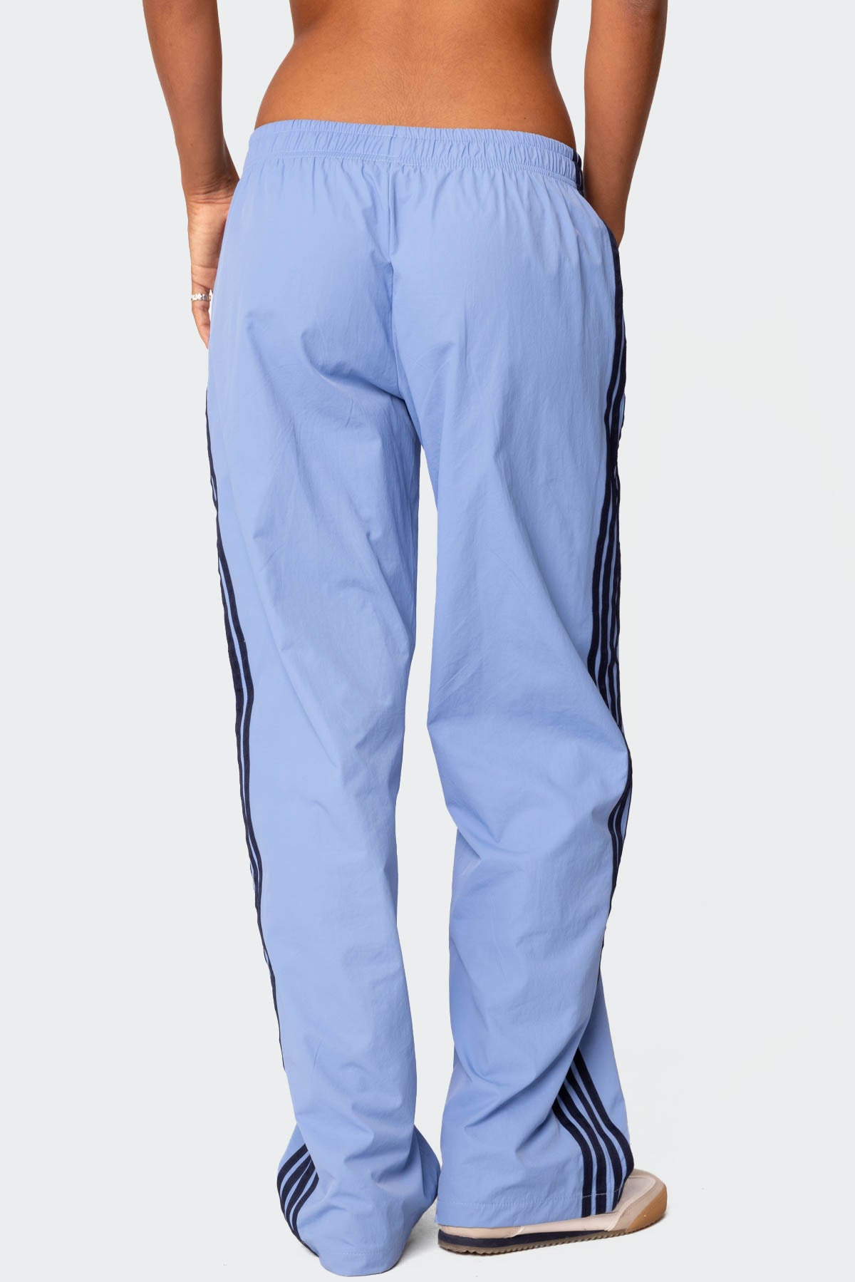 Nikki Nylon Pants - BLUE
