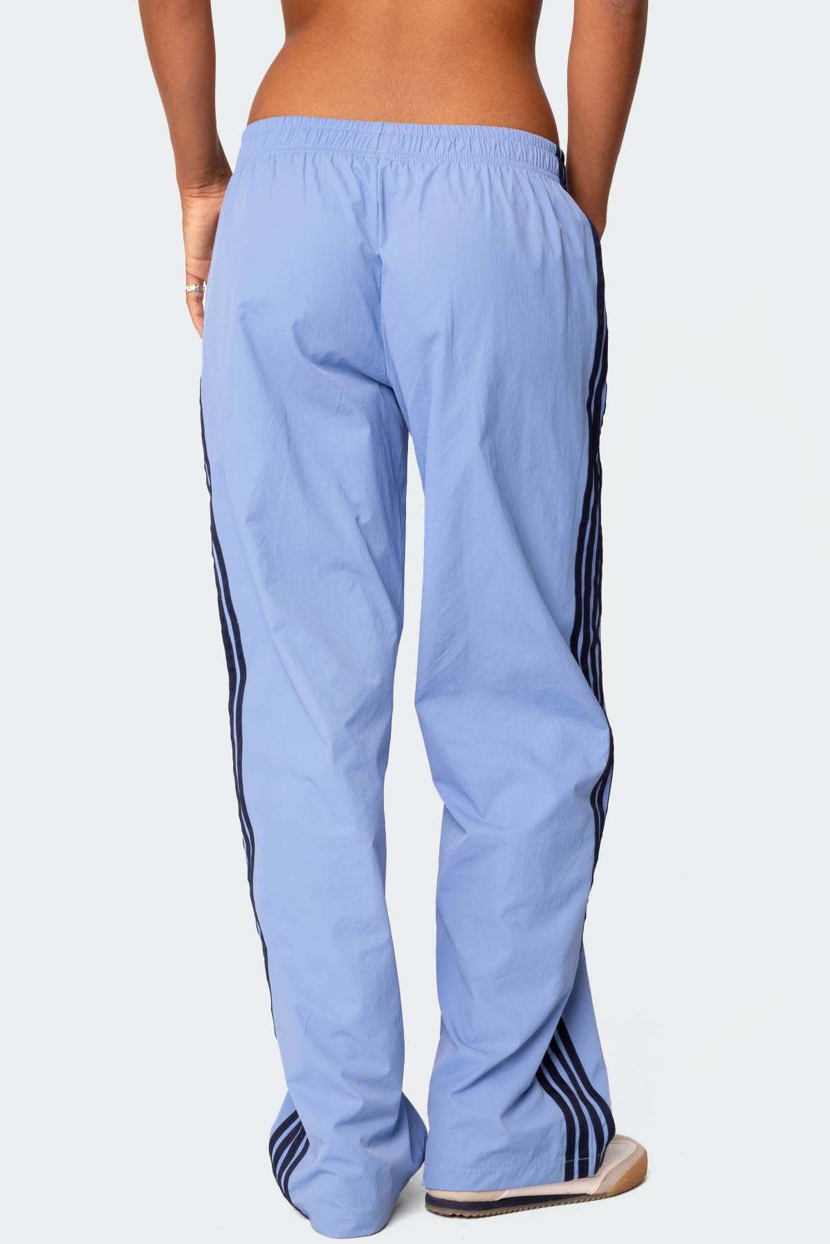 Nikki Nylon Pants - BLUE