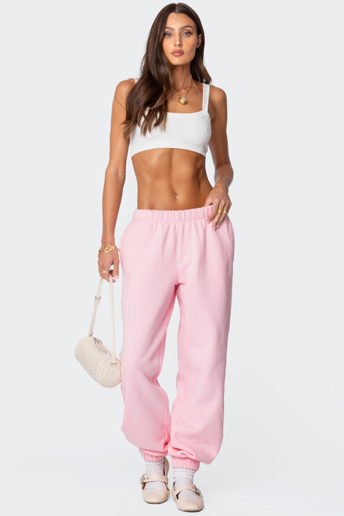 Clark Oversized Sweatpants - LIGHT PINK