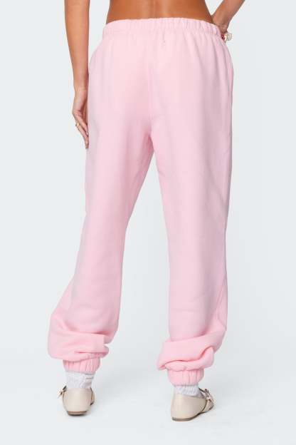 Clark Oversized Sweatpants - LIGHT PINK